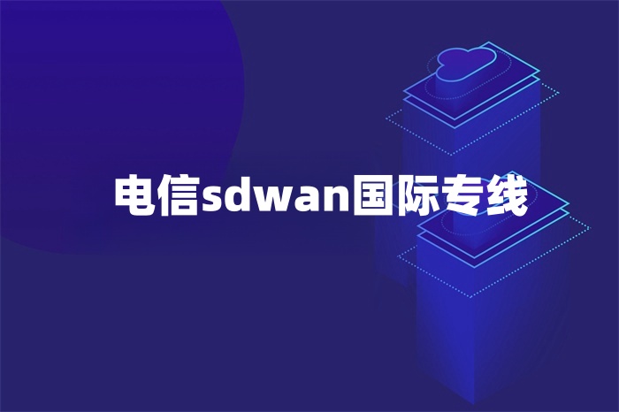 电信sdwan国际专线