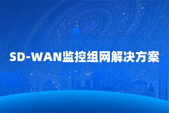 SD-WAN监控组网解决方案