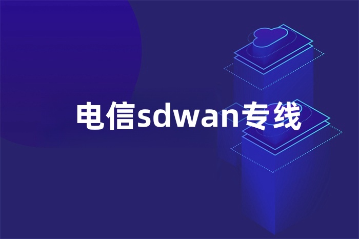 电信sdwan专线
