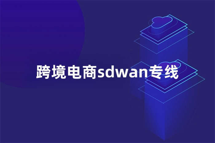 跨境电商sdwan专线