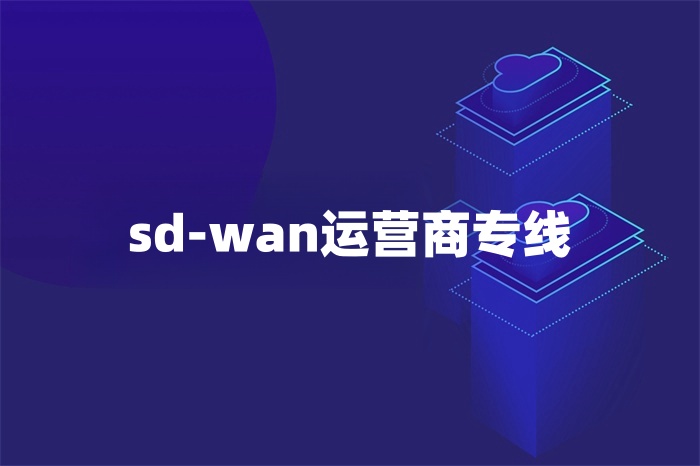 sd-wan运营商专线