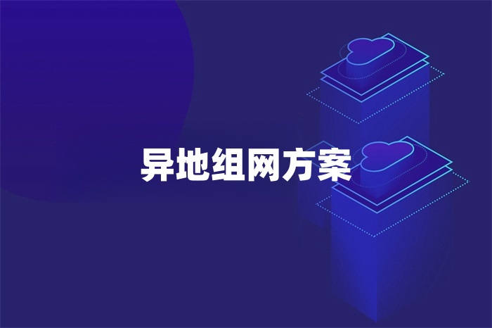 异地组网方案