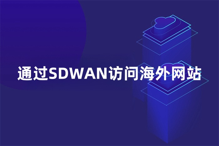 通过SDWAN访问海外网站