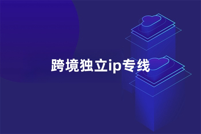 跨境独立ip专线