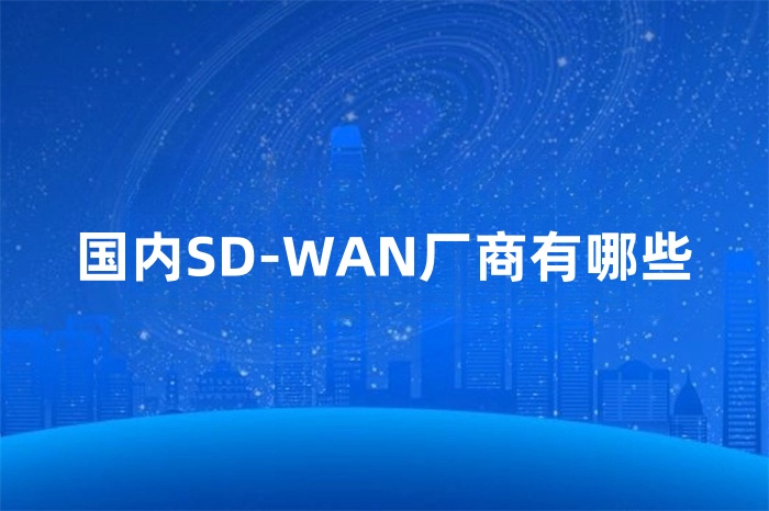 国内SD-WAN厂商有哪些
